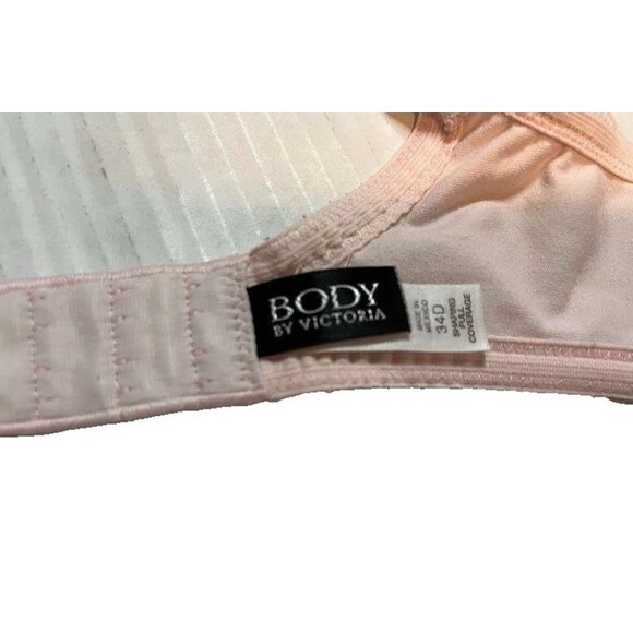 Victoria’s Secret Body by Victoria Bra 34D Pink Full Coverage Shaping Underwire - Picture 2 of 4